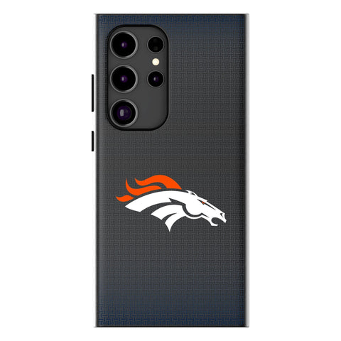 Denver Broncos Linen MagSafe Compatible Phone Case for Samsung Galaxy