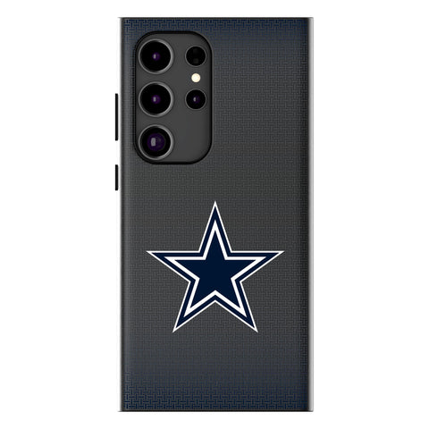 Dallas Cowboys Linen MagSafe Compatible Phone Case for Samsung Galaxy