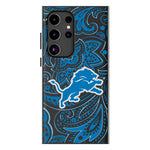 Detroit Lions Paisley Magnetic Phone Case-1