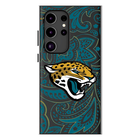 Jacksonville Jaguars Paisley MagSafe Compatible Phone Case for Samsung Galaxy