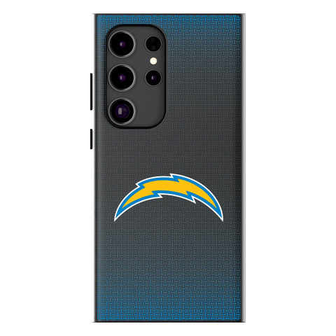 Los Angeles Chargers Linen MagSafe Compatible Phone Case for Samsung Galaxy
