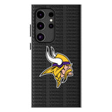 Minnesota Vikings Text Backdrop MagSafe Compatible Phone Case-0