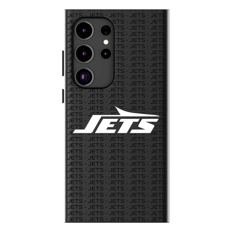 New York Jets Text Backdrop MagSafe Compatible Phone Case for Samsung Galaxy