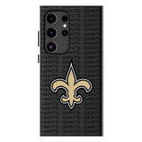 New Orleans Saints Text Backdrop MagSafe Compatible Phone Case for Samsung Galaxy