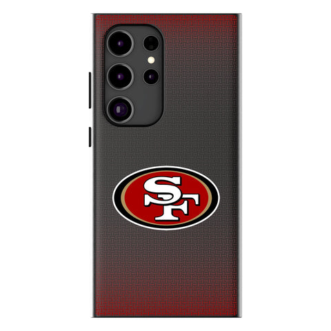 San Francisco 49ers Linen MagSafe Compatible Phone Case for Samsung Galaxy