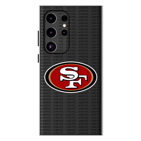 San Francisco 49ers Text Backdrop MagSafe Compatible Phone Case for Samsung Galaxy