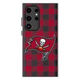Tampa Bay Buccaneers Plaid MagSafe Compatible Phone Case for Samsung Galaxy