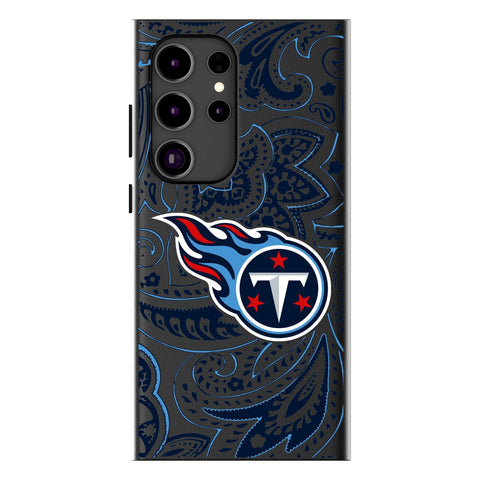Tennessee Titans Paisley MagSafe Compatible Phone Case for Samsung Galaxy
