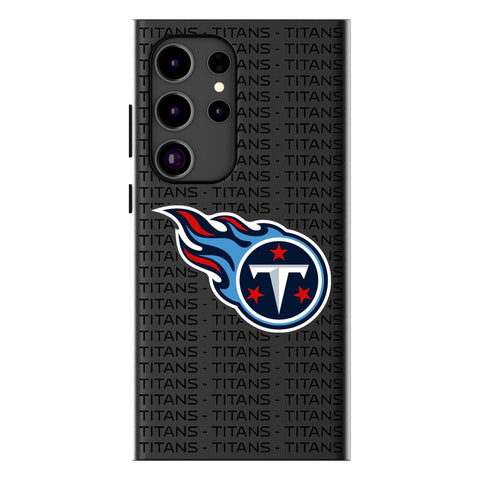 Tennessee Titans Text Backdrop MagSafe Compatible Phone Case for Samsung Galaxy