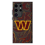 Washington Commanders Paisley MagSafe Compatible Phone Case for Samsung Galaxy
