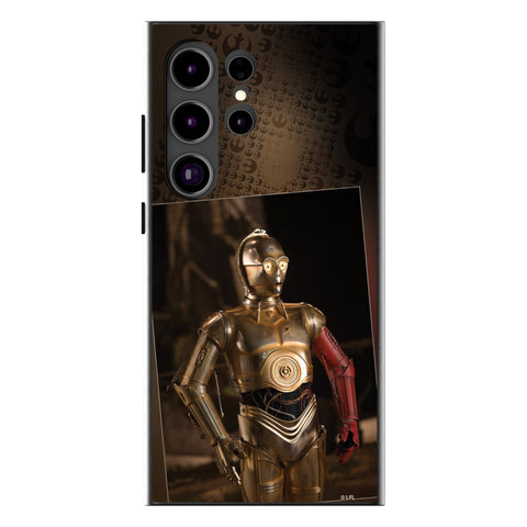 Star Wars C-3PO Portrait MagSafe Compatible Phone Case for Samsung Galaxy