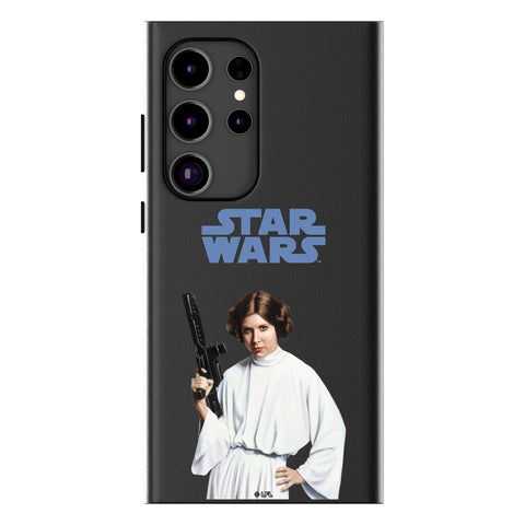 Star Wars Princess Leia Organa Color Block MagSafe Compatible Phone Case for Samsung Galaxy