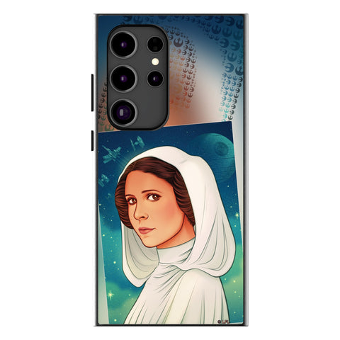 Star Wars Princess Leia Organa Portrait MagSafe Compatible Phone Case for Samsung Galaxy