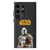 Star Wars: The Mandalorian Din Djarin Color Block MagSafe Compatible Phone Case for Samsung Galaxy