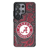University of Alabama Crimson Tide Paisley MagSafe Compatible Phone Case for Samsung Galaxy