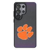 Clemson University Tigers Linen MagSafe Compatible Phone Case for Samsung Galaxy