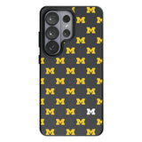 University of Michigan Wolverines Fashion Pattern MagSafe Compatible Phone Case for Samsung Galaxy