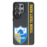 Los Angeles Chargers Historic Collection Personalized Sidebard MagSafe Compatible Phone Case for Samsung Galaxy