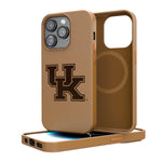 Kentucky Wildcats Woodburned Brown Magnetic Case-0