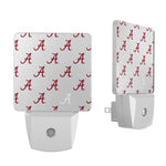 University of Alabama Crimson Tide Script A Fashion Pattern Night Light 2-Pack
