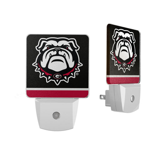 Georgia Bulldogs Stripe Night Light 2-Pack-0