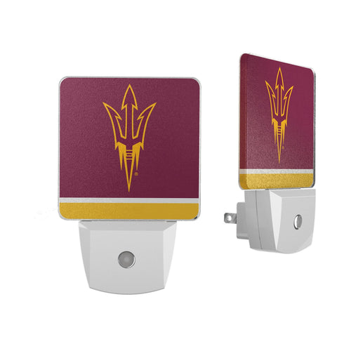 Arizona State University Sun Devils Stripe Night Light 2-Pack-0