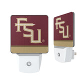 Florida State University Seminoles Athletic Wordmark Stripe Night Light 2-Pack