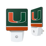 University of Miami Hurricanes Stripe Night Light 2-Pack