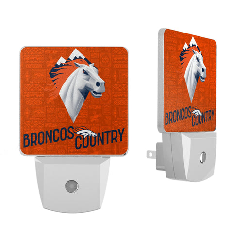 Denver Broncos 2024 Illustrated Limited Edition Night Light 2-Pack-0