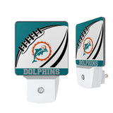 Miami Dolphins 1966-1973 Historic Collection Passtime Night Light 2-Pack