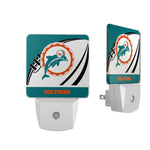 Miami Dolphins 1966-1973 Historic Collection Passtime Night Light 2-Pack