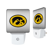 University of Iowa Hawkeyes Linen Night Light 2-Pack