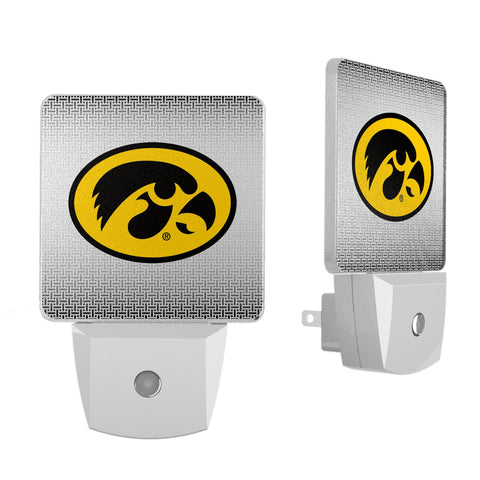 University of Iowa Hawkeyes Linen Night Light 2-Pack