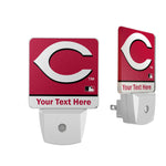 Cincinnati Reds Personalized Endzone Solid Night Light 2-Pack