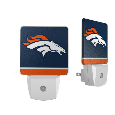 Denver Broncos Stripe Night Light 2-Pack-0