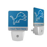 Detroit Lions Personalized Endzone Solid Night Light 2-Pack