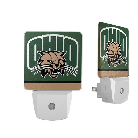 Ohio University Bobcats Stripe Night Light 2-Pack-0