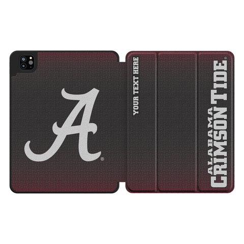 University of Alabama Crimson Tide Script A Personalized Linen Tablet Case for Apple iPad