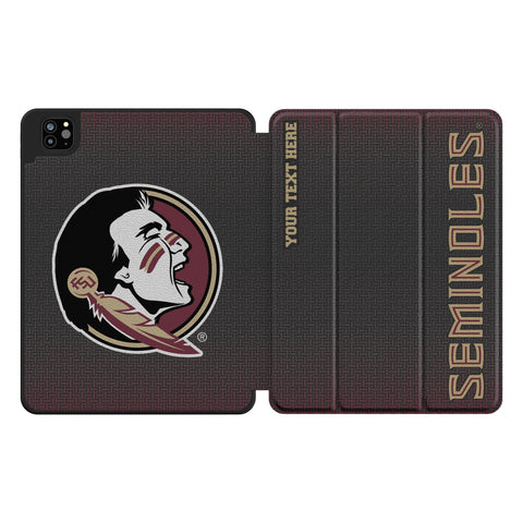 Florida State University Seminoles Personalized Linen Tablet Case for Apple iPad