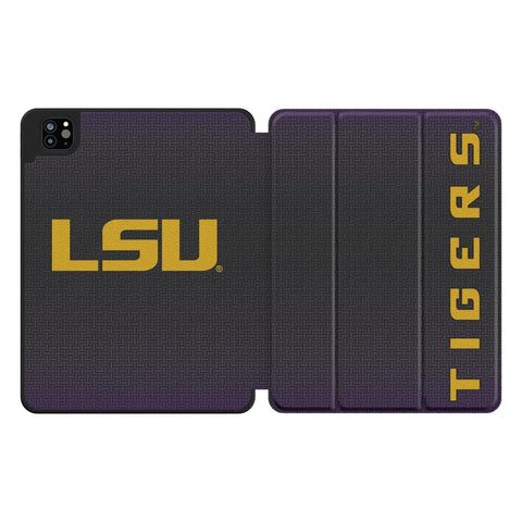 Louisiana State University Tigers Linen Tablet Case for Apple iPad