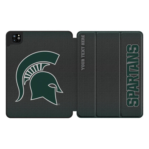 Michigan State University Spartans Personalized Linen Tablet Case for Apple iPad