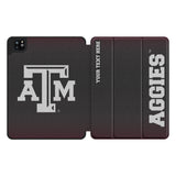 Texas A&M University Aggies Personalized Linen Tablet Case for Apple iPad