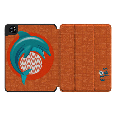 Miami Dolphins 2024 Illustrated Limited Edition Tablet Case for Apple iPad