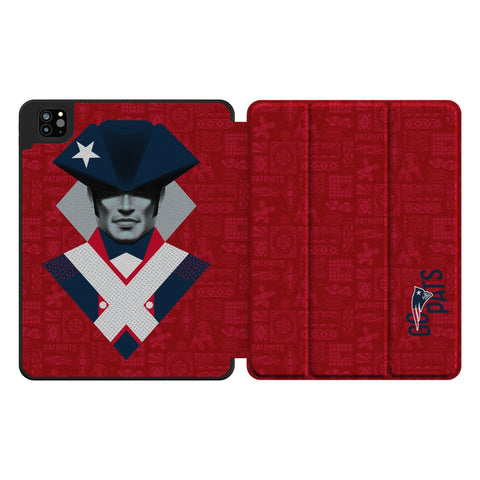 New England Patriots 2024 Illustrated Limited Edition Tablet Case for Apple iPad