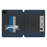 Detroit Lions Retro Linen Tablet Case for Apple iPad
