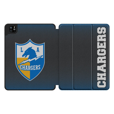 Los Angeles Chargers Historic Collection Linen Tablet Case for Apple iPad