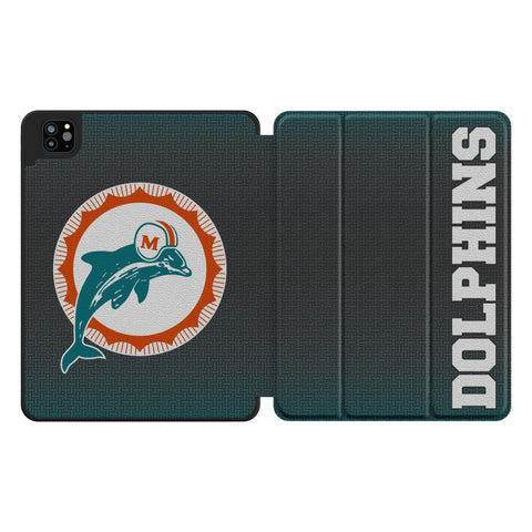 Miami Dolphins 1966-1973 Historic Collection Linen Tablet Case for Apple iPad