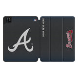 Atlanta Braves Personalized Linen Tablet Case for Apple iPad