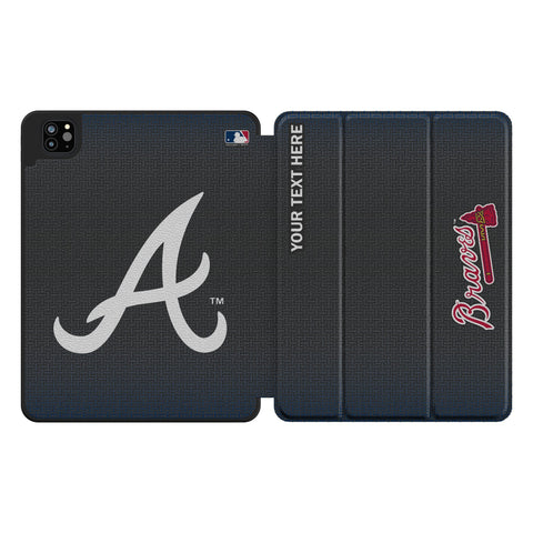 Atlanta Braves Personalized Linen Tablet Case for Apple iPad