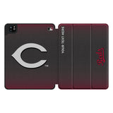 Cincinnati Reds Personalized Linen Tablet Case for Apple iPad